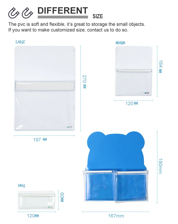 Storage Box Magnetic Dry Erase Marker Holder Pencil Pen Tray Holder for Kids supplier