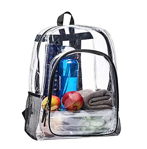 heavy duty clear backpack