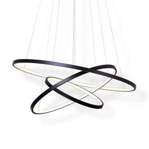 Nordic Modern Ring Indoor Kitchen Living Room Hanging Lamp Led Pendant Light Lighting