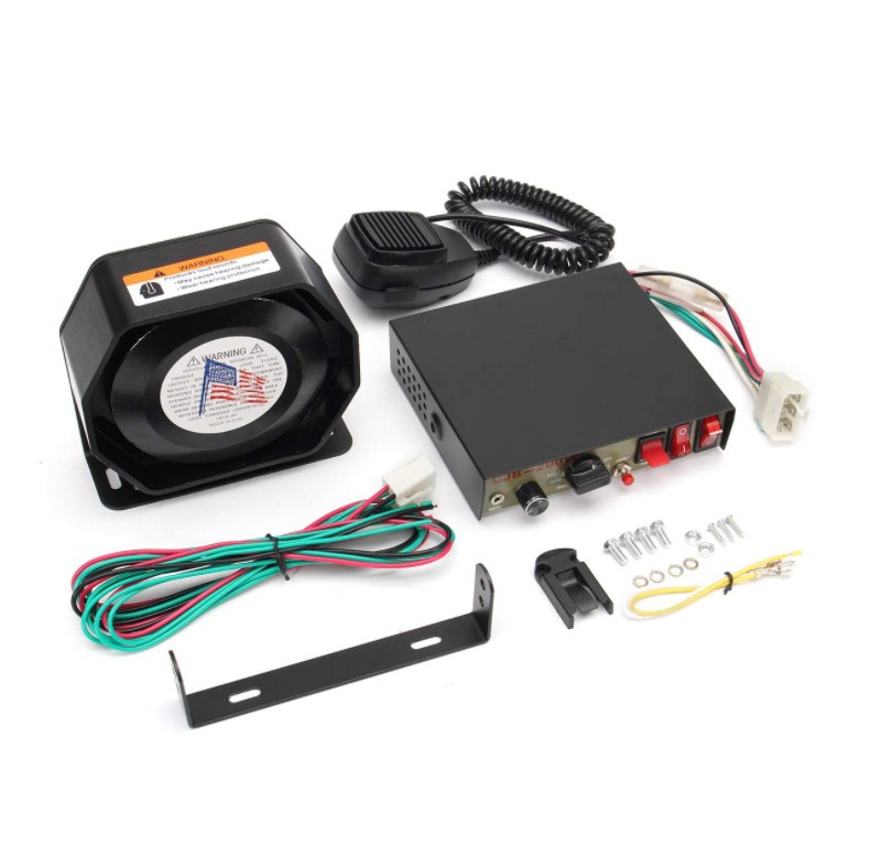 
 Система сигнализации GDWLLIGHTING, 12 В, 200 Вт, 8 динамиков, микрофон  