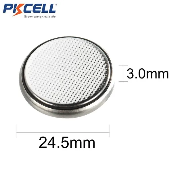 PKCELL Brand CE RoHs MSDS Lithium 3V Battery CR2400 270mAh Battery CR2430