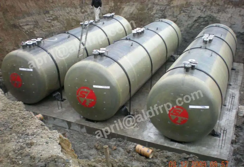 Двухслойный бензиновый и дизельный топливо 30m3 30000L, из нержавеющей стали и стекловолокна