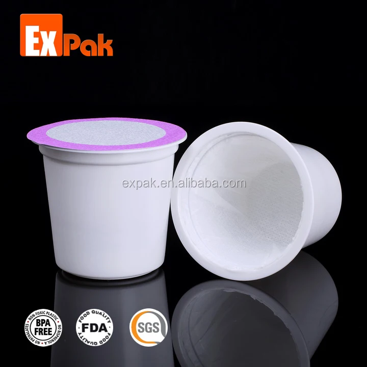 Конкурентоспособная цена, перерабатываемая k чашка с фильтром внутри кофейной капсулы из полипропилена