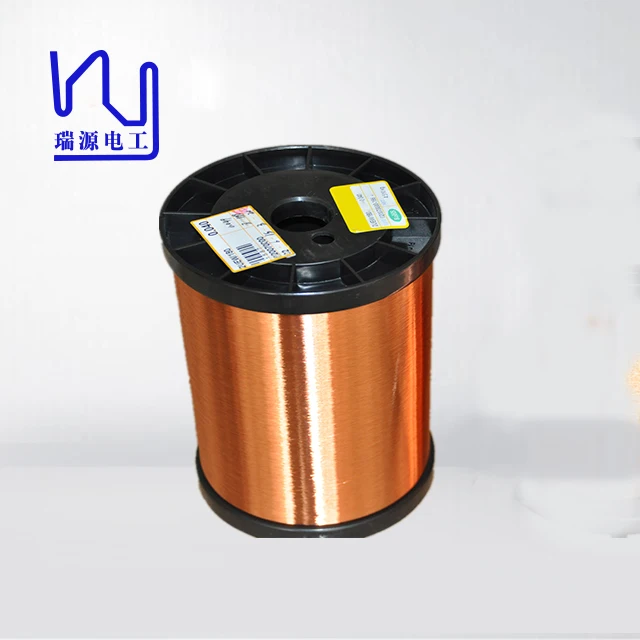 20 - 56 AWG Varnished Copper Wire / Blue Copper Enameled Wire , 0.4mm - 0.8mm Red Fine&super Fine Copper Wire Insulated Solid