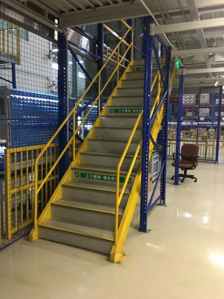 Metal Mezzanine 2 Floor Decking System with Lift
