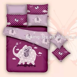 Bedsheet Factory 100% Cotton Cartoon Baby Bed Sheet Bedding Set Kids Children Toddler Bedding+Set