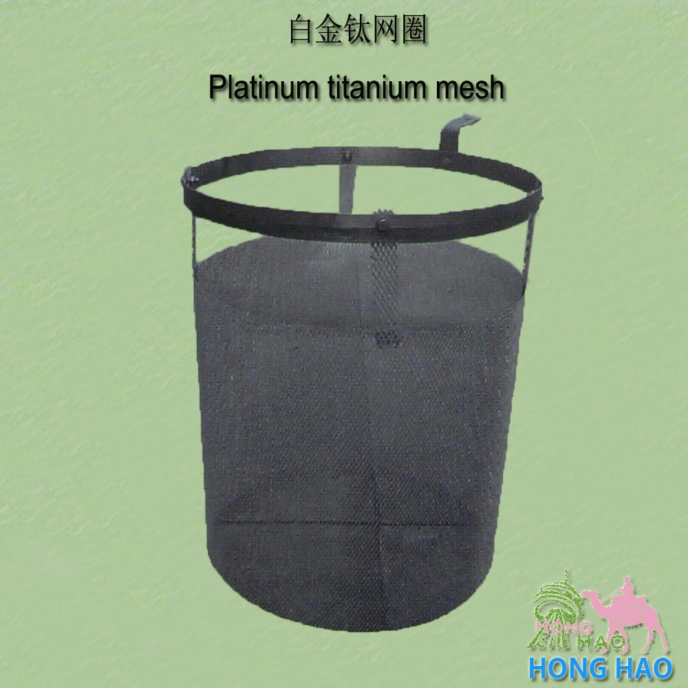 Supply titanium anodized titanium anode blue titanium connecting bags