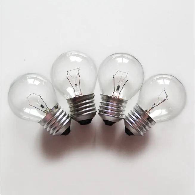 25 Watt Ersatz-glühbirnen 220v E12 E14 E26 E27 B22 Mini Globe Glühlampe G40 G45 Kleine Glaslampe