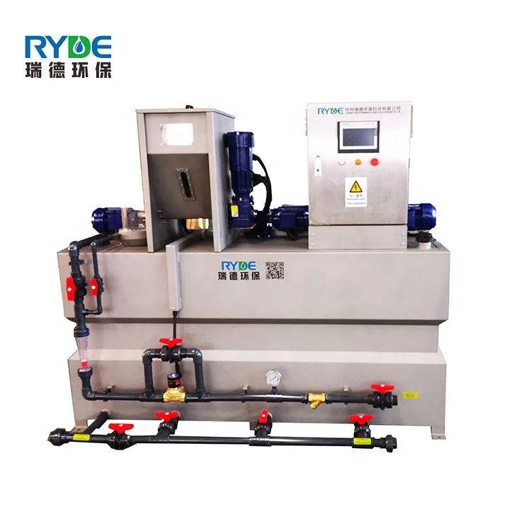 China Factory Mixing Tank Batch System Automatic Polymer Dosing Unit Flocculation Tank