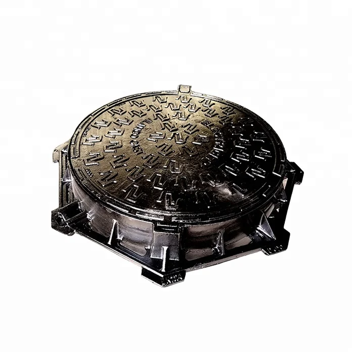 EN124 Ductile Cast Iron 500mm Round Recessed Manhole Cover and