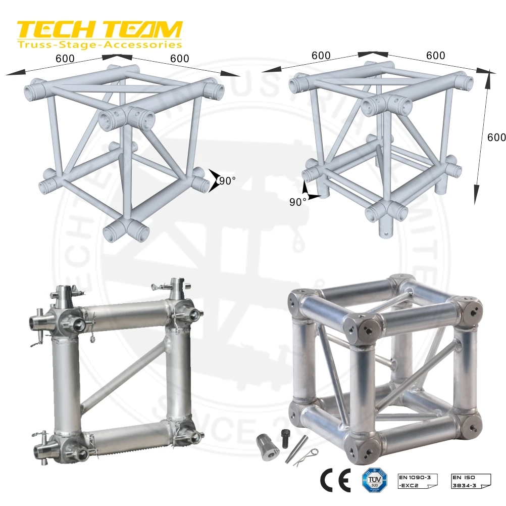 400*400mm Aluminum Truss Beam /light Weight Steel Roof Truss Buy