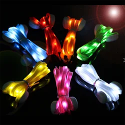 Luminous Shoelace Fashion Glowing Shoe laces Flashing Colored led Party Laces