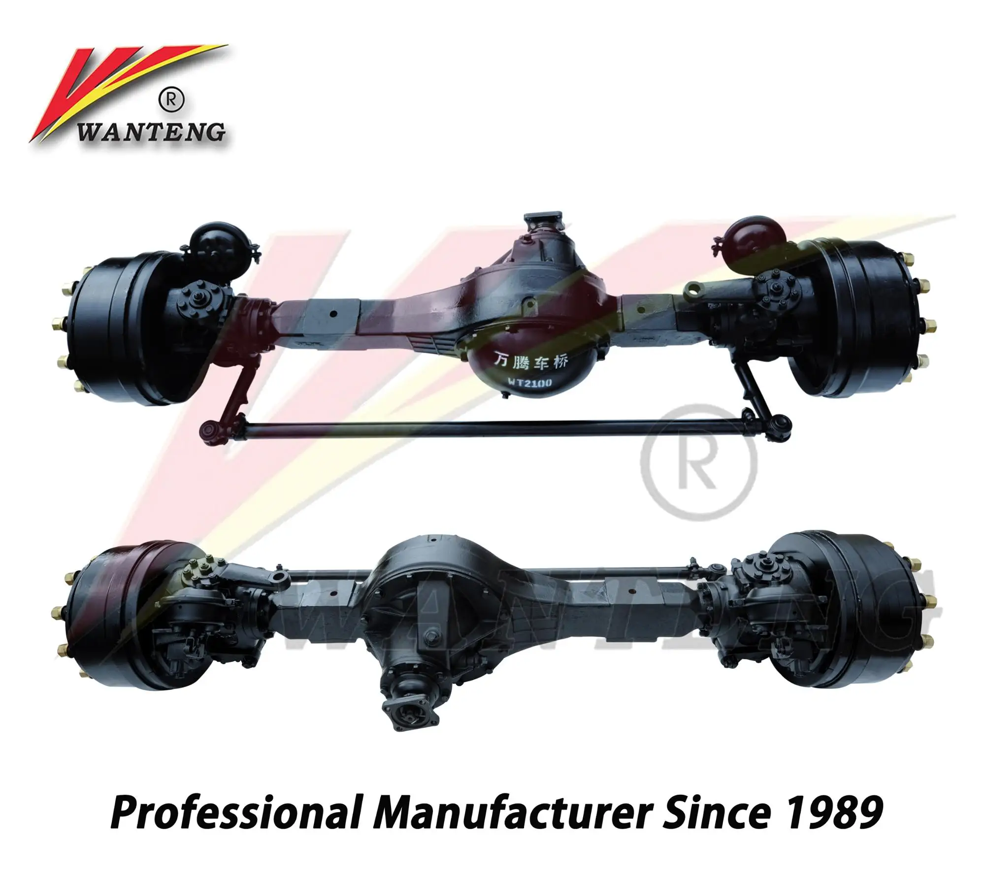 4x4 Factory Front Drive Axle of Truck Tractor with Differential