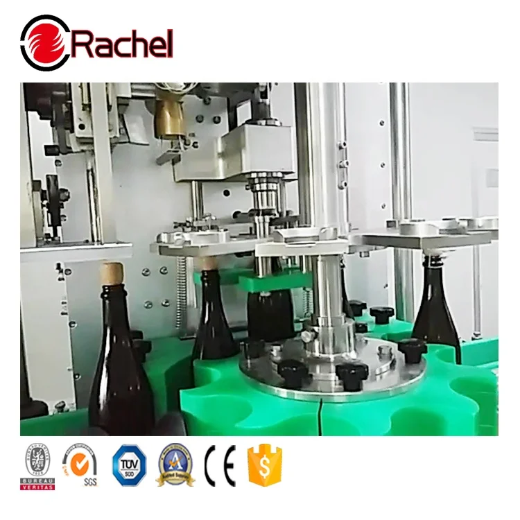 Wire Hood Application Machine for Sparkling Wine and Champagne