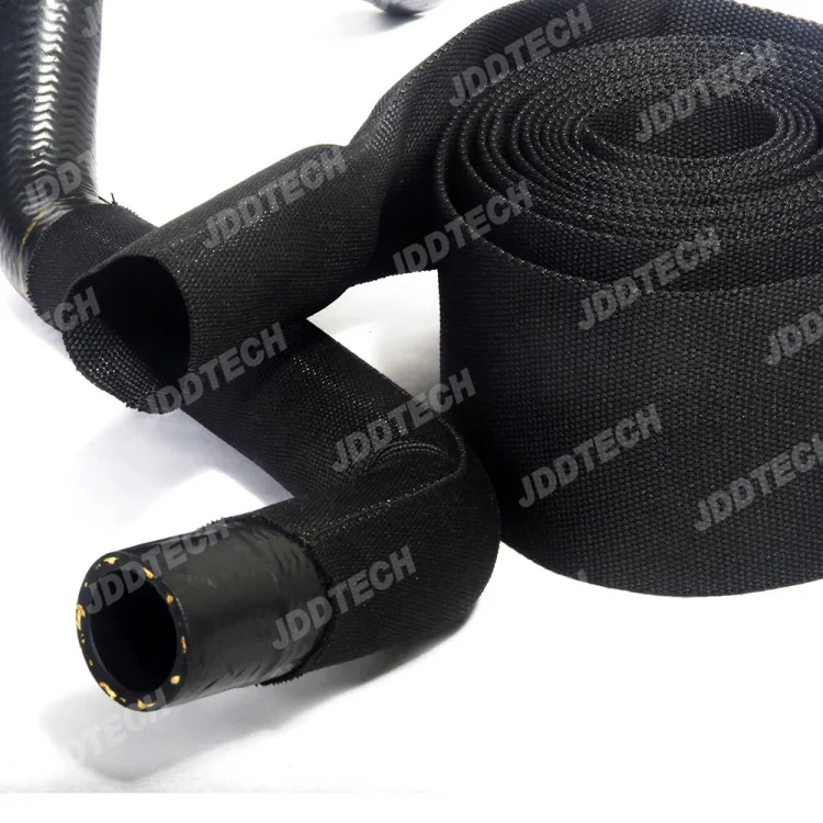 JDD Halogen free Polyolefin Heat Shrink Fabric Tubing braided heat