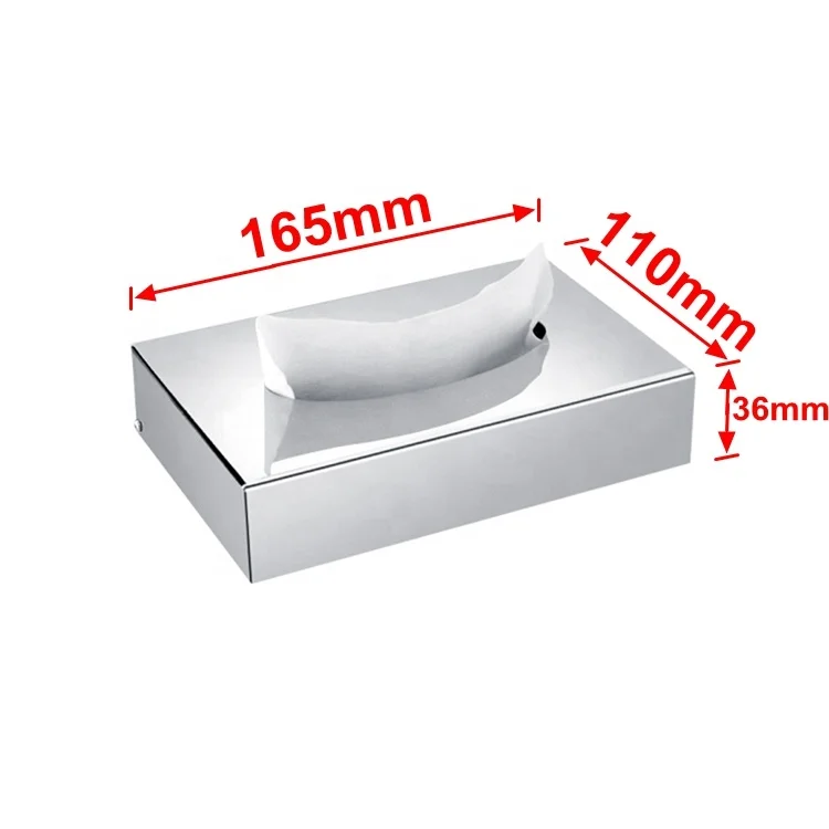 Качественная коробка для салфеток домашнего использования и отеля из нержавеющей