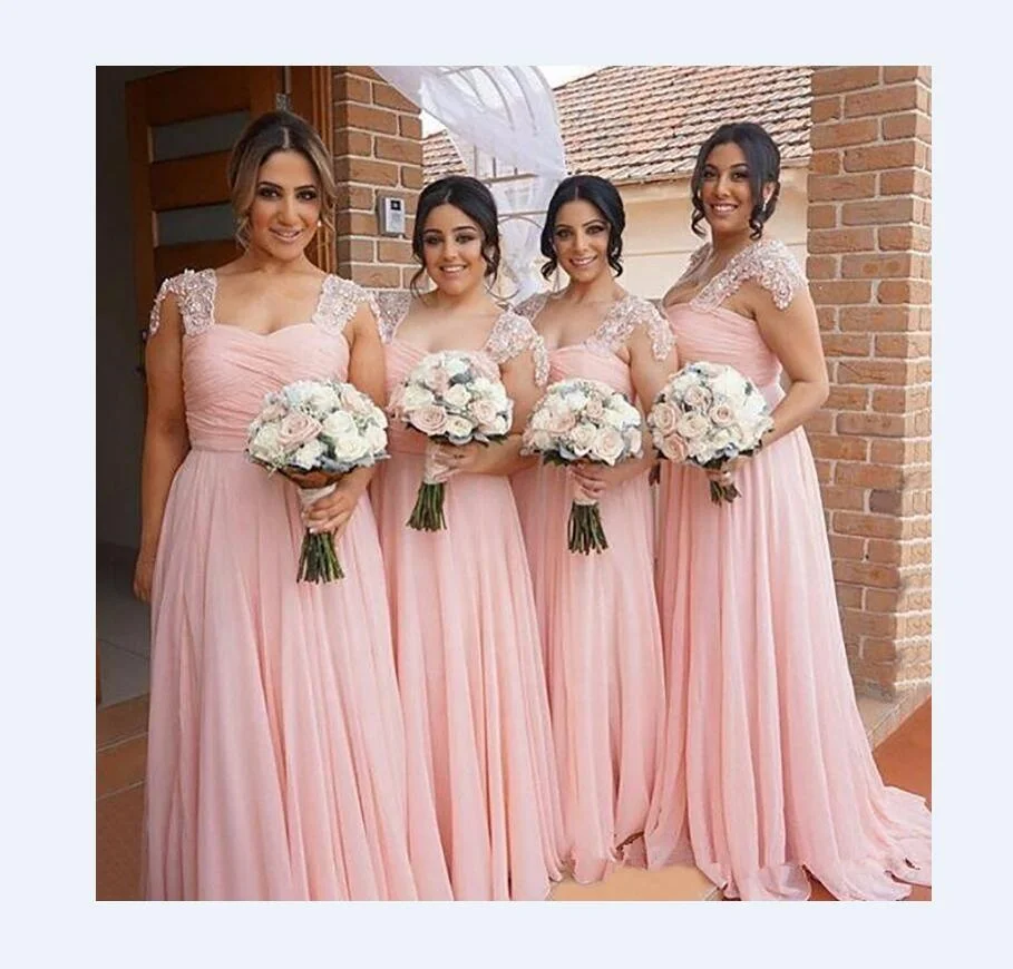Discover more than 136 light pink gown for bridesmaid super hot