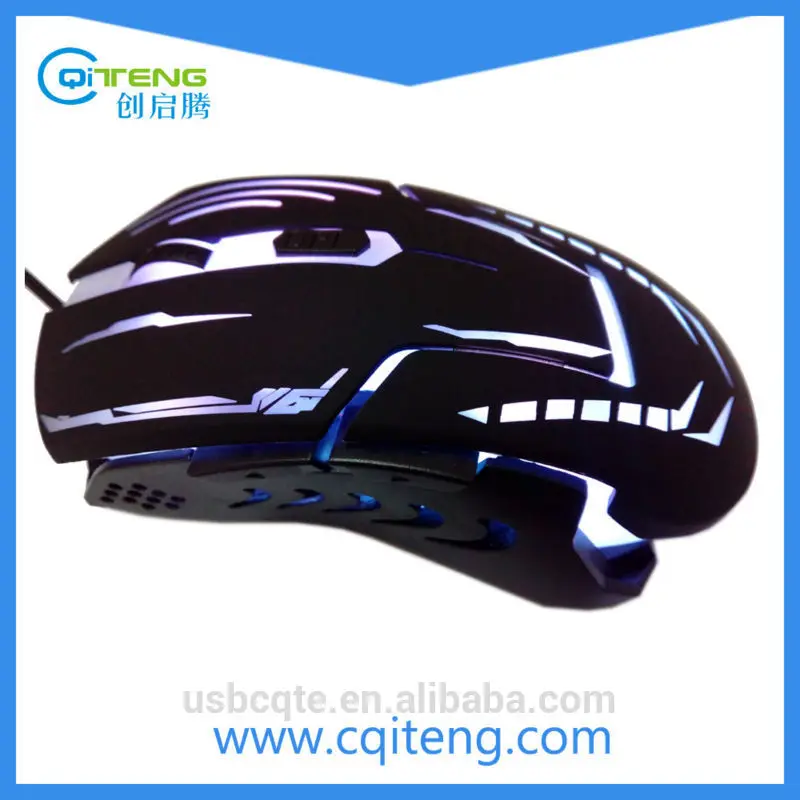 Usb оптическая 7-цвет дыхание из светодиодов свет 6 кнопки D игровая мышь 2400 точек/дюйм