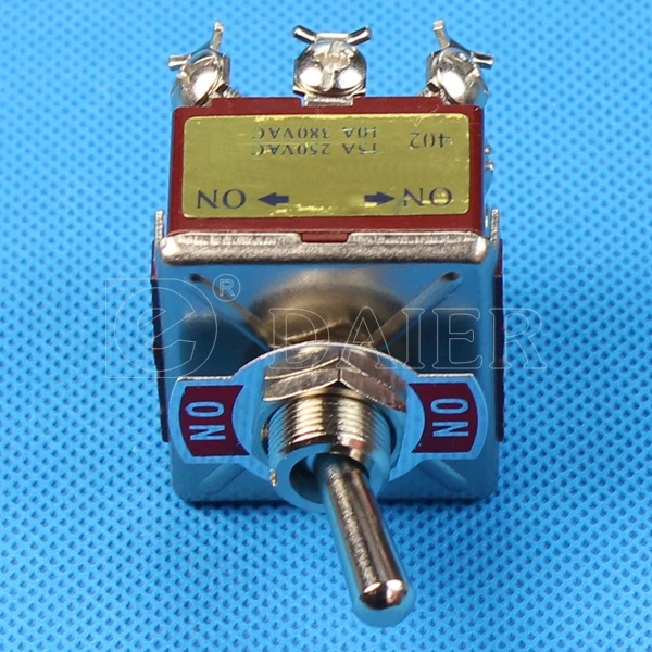 KN3C-402 15A 250V 4 Pole ON-ON Locking 2 Way Toggle Switch