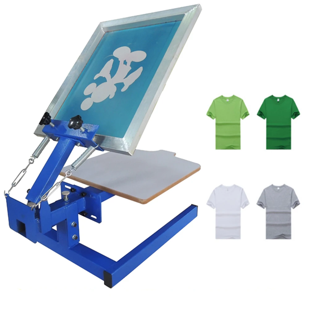 single colour screen printing machine
