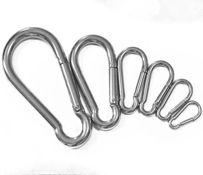 DIN5299, galvanised steel TP snap hooks pack of 10