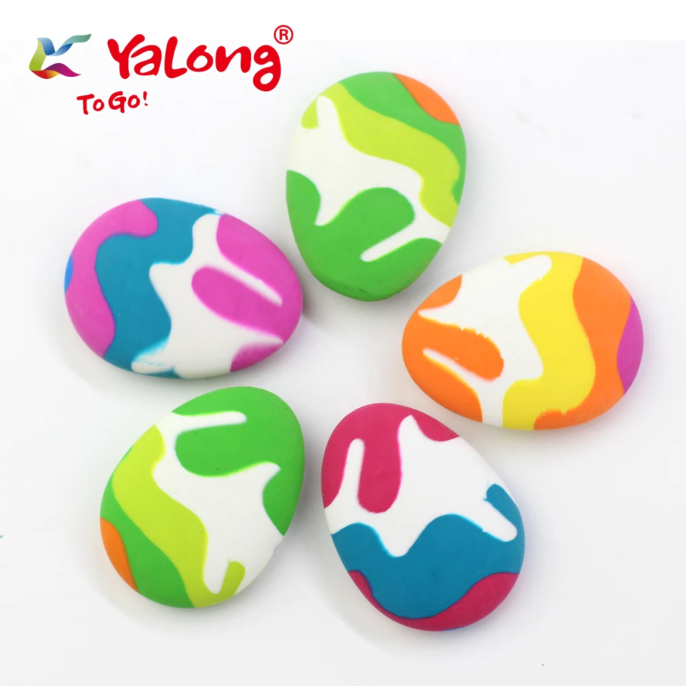 Креативный цветной ластик в форме макарона, мягкие резиновые забавные канцелярские принадлежности, школьные принадлежности для учеников