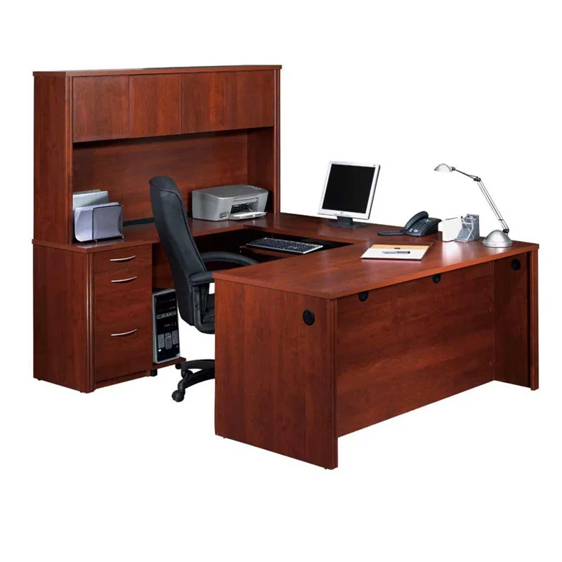 Staples u shop shaped desk