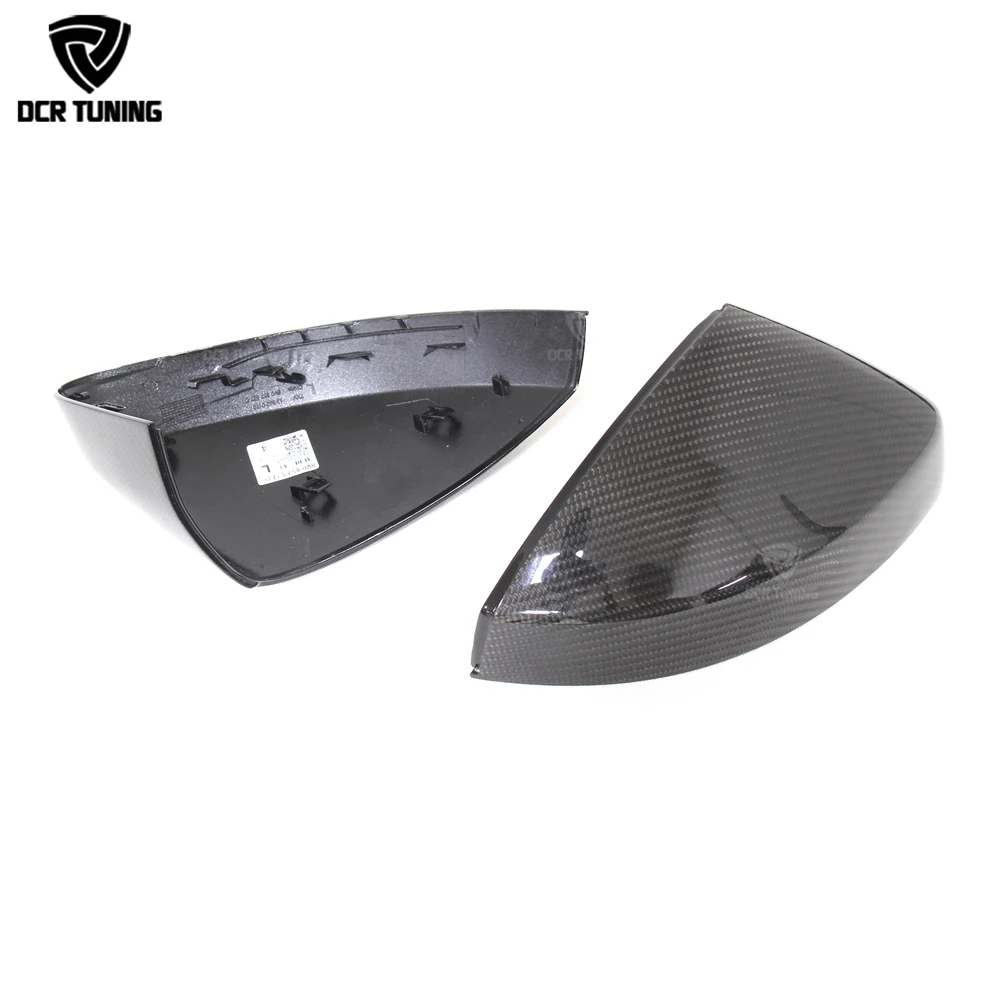 Per Audi A3 S3 RS3 8Y 2021-2024 Auto Tappo di Copertura Dello Specchio Retrovisore Borsette Custodia porta laterale ala copertura dello specchio Accessori In Fibra di Carbonio  34