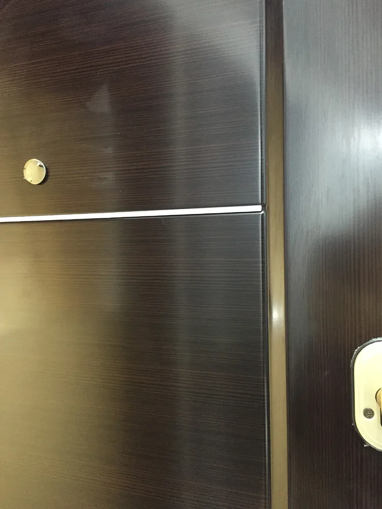 Latest Design Two Colors High Quality Security Steel Door Strong Room Iron Door