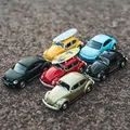 Boxed 5 inch simulation alloy car model Volkswagen Beetle Strong pull back Two doors can be