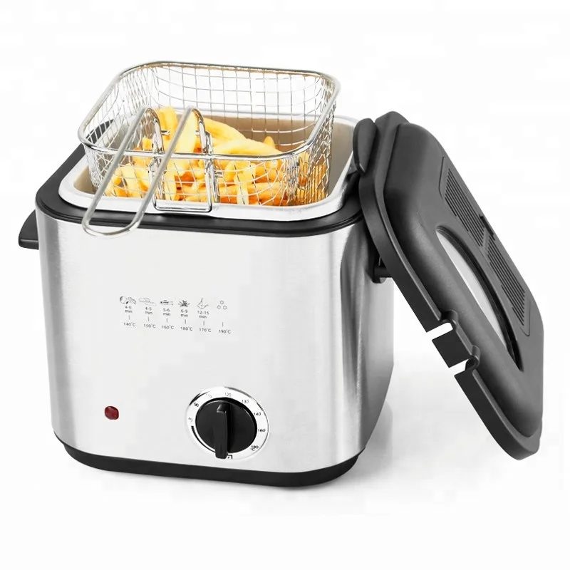 xj-5k100ao 1.2l mini deep fryer electric