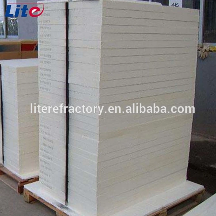 High Temperature Thermal Insulation Alumina Silicate Fire Board for Wood Stove and Fireplaces