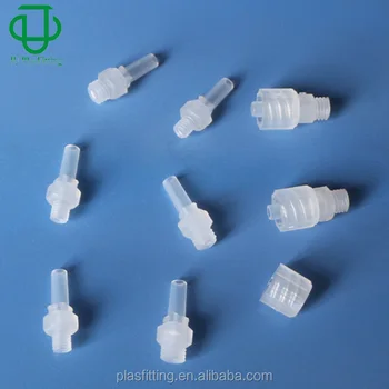 Ju Biomedical Plastic Threaded Luer Lock Adapter Unf Straight Thread To