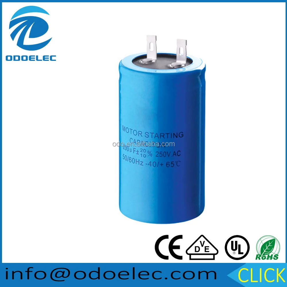 Condensatore Avviamento Motore Kedian CD60 250-330 UF 330VAC 35x70mm Giapponese