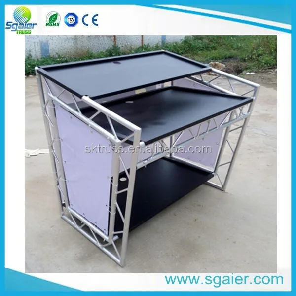 可動式ポータブルアルミバーカウンターテーブルDJブースDJ