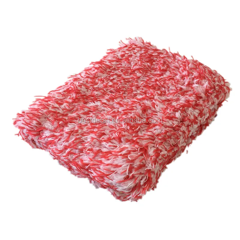 Автомобильные аксессуары для полировки колес смешанного цвета премиум-класса из микрофибры губчатая перчатка автомойки