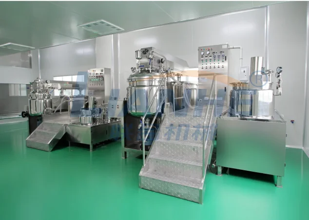 Lianhe Mixer Machine Equipment Mixing Tank Cosmetic Vacuum Homogenizer Emulsifier for Cosmetic Ointment Manufacturing Plant