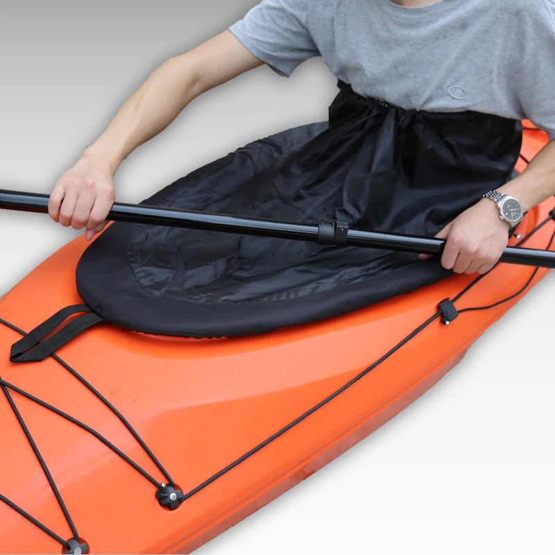 Universal Adjustable Kayak Canoe Boat Cockpit Spray Skirt Deck Cover S Blue 