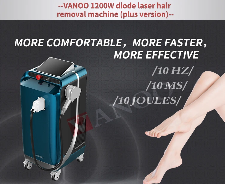 Shanghai Vanoo 1200W soprano ice 808nm Diode Laser permanent  hair removal machine MEDICAL CE TUV ISO13485 APPROVAL