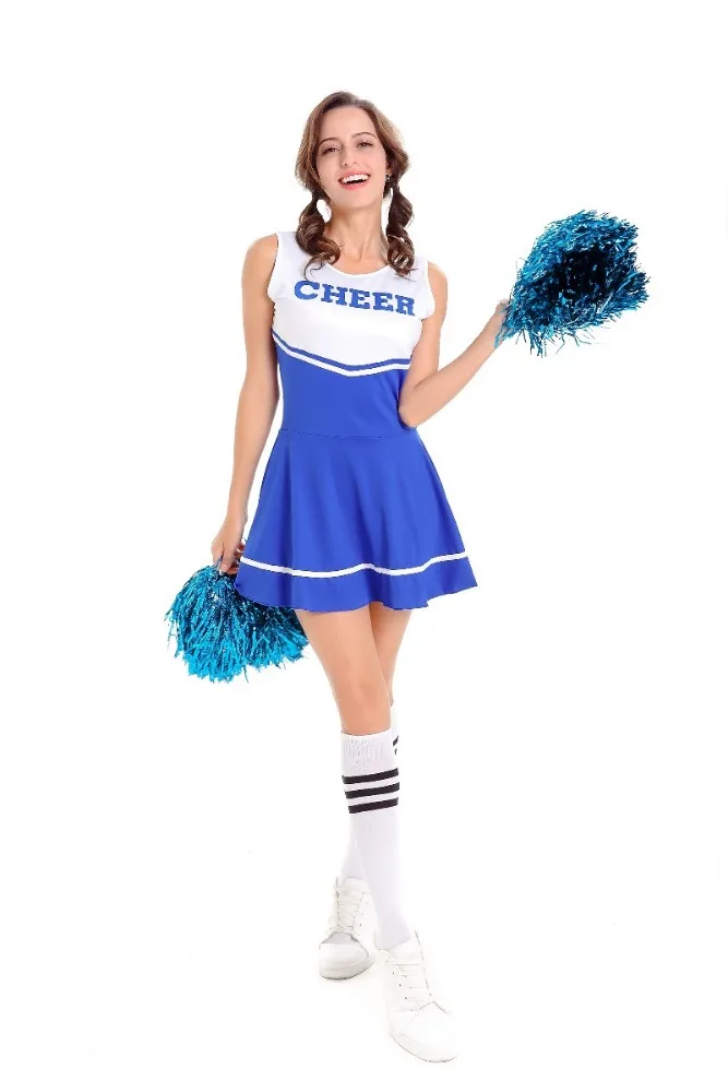 ABITO ELEGANTE DA donna Glee cheerleader ragazza scuola uniforme costume  festa EUR 28,15 - PicClick IT