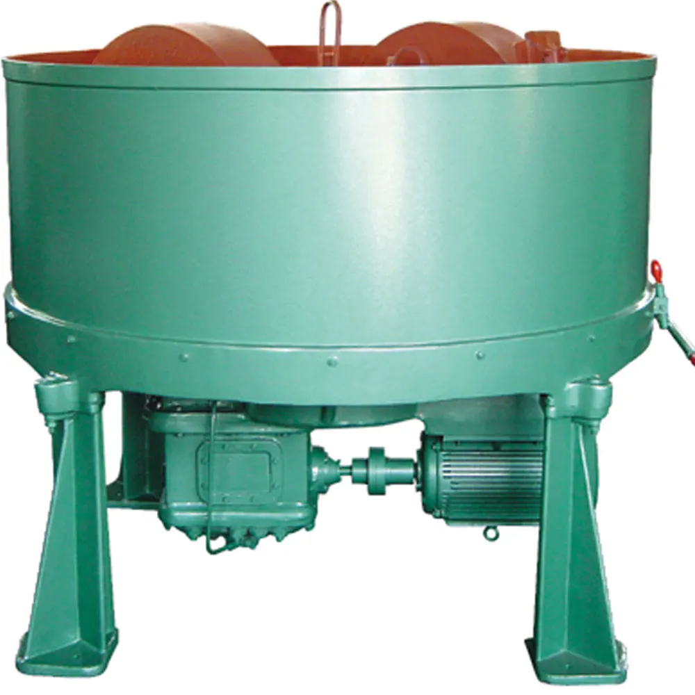 roller type sand mixer in casting foundry