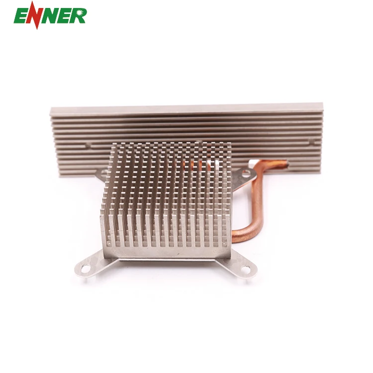 
 Китайский поставщик, медный экструдированный теплоотвод с тепловой трубкой  