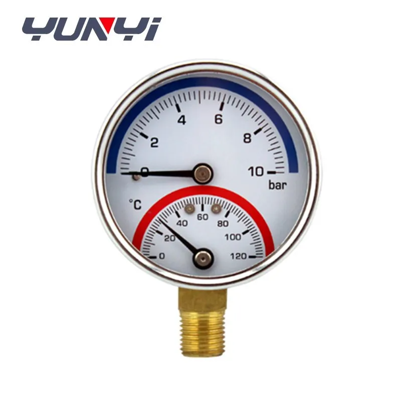 Combination Pressure Temperature Gauge, Digital Temperature And Pressure Gauge  Sensor