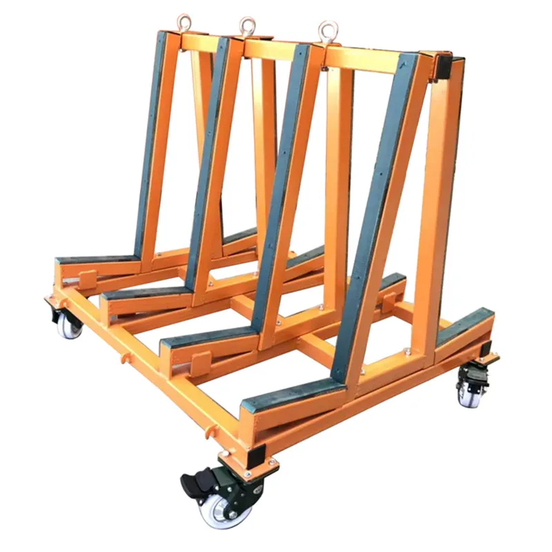 A Frame for Marble Granite Slab Transport  Trolley