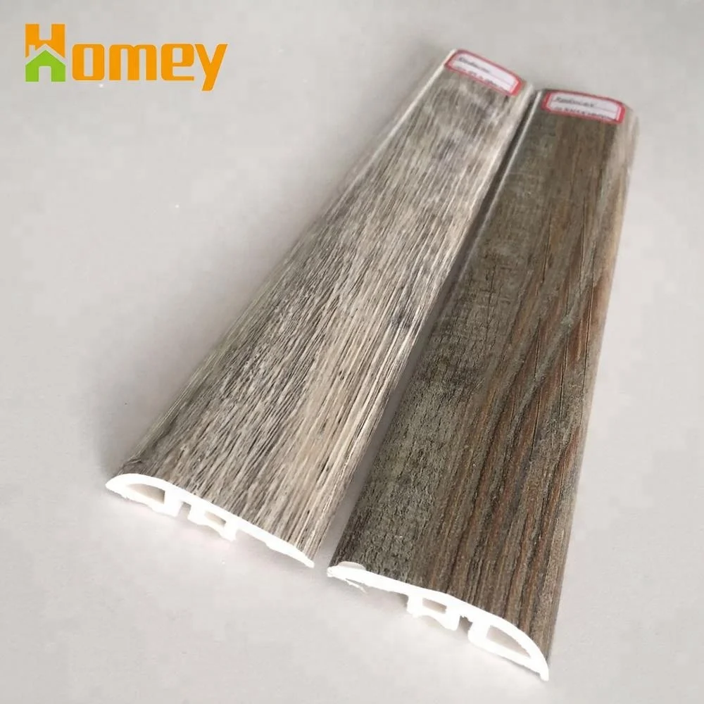 Polystyrene Modern PVC SPC Vinyl Flooring Covering Waterproof Skirting Board and Accessories Reducer