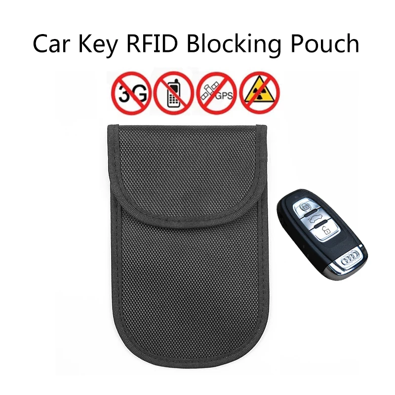 Hot Sale Signal Blocking RFID Shielding Car Key Fob Pouch