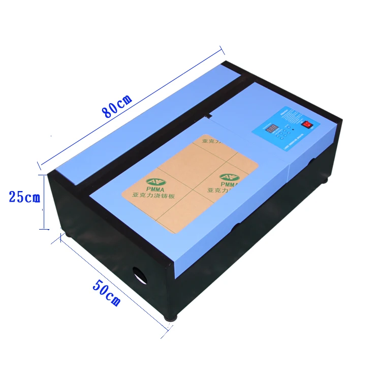 3020 Linear Guide Rail Co2 Hobby Laser Cutting Machine 40w 50w
