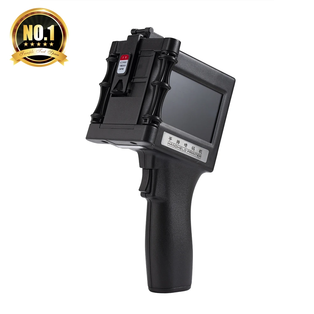 RTS Small Character Batch Automatic Expiry Date Hand  Printer for Plastic Bag Pipe Corrugated Box  White Ink Jet Handjet Printer