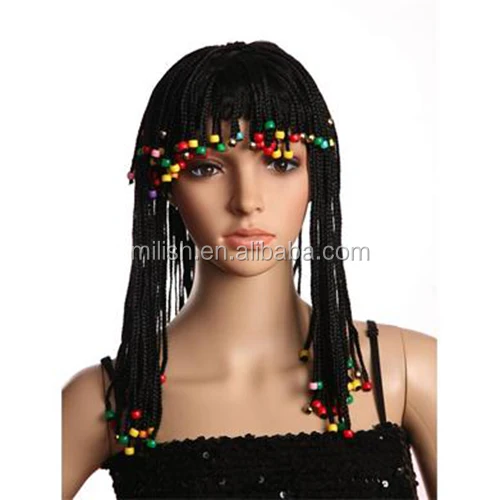 cleopatra beaded wig