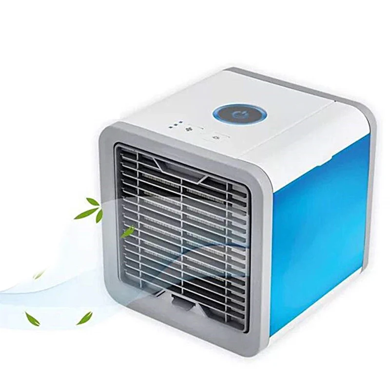 CRUIXIN Portable Air Conditioner Personal Space Air Cooler Desktop Fan Mini Air Circulator Purifier Cooler with Portable Handle and Night Light for Home Room Office Outdoors 
